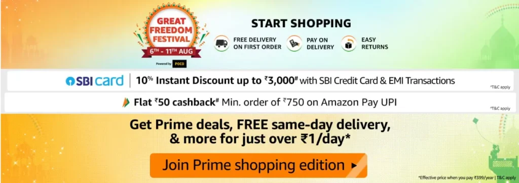 August Amazon Freedom Festival Sale 2024 : Top 10 Smartphone Deals You Can't Miss!